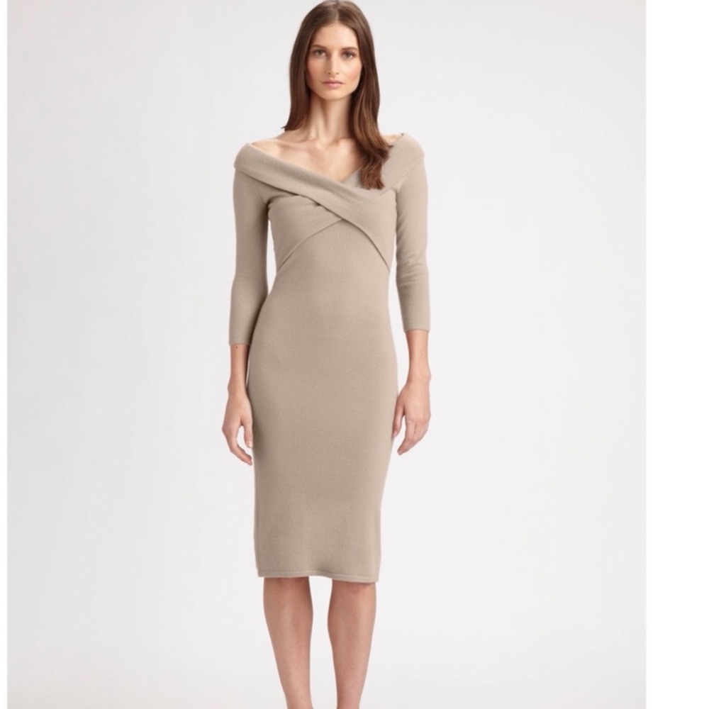 Ralph Lauren Black Label Natural Cashmere Dress